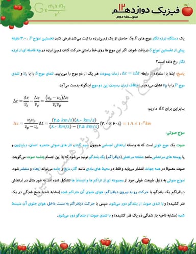 تصویر محصول خلاصه نکات فیزیک فصل3: نوسان و موج دوازدهم رشته ریاضی