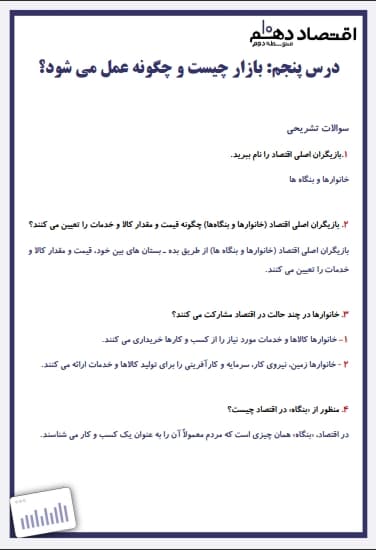 مشاهده جزئیات محصول نمونه سوال حل شده اقتصاد دهم فصل 2 درس پنجم (بازار چیست و چگونه عمل میکند؟) / انسانی 1404 تصویر محصول نمونه سوال حل شده اقتصاد دهم فصل 2 درس پنجم (بازار چیست و چگونه عمل میکند؟) / انسانی 1404