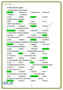 نمونه سوال درس دوم زبان انگلیسی یازدهم،خرید نمونه سوال زبان انگلیسی یازدهم،زبان انگلیسی یازدهم 