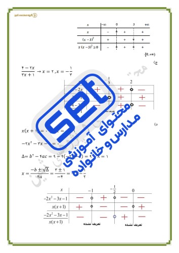 فصل چهارم_درس سوم: تعیین علامت