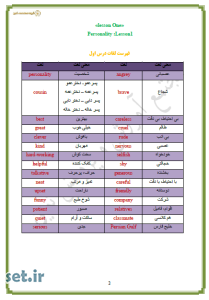 نکات و خلاصه درس اول زبان انگلیسی نهم،نکات درس اول زبان انگلیسی نهم،جزوه درس اول زبان انگلیسی نهم،جزوه زبان انگلیسی نهم